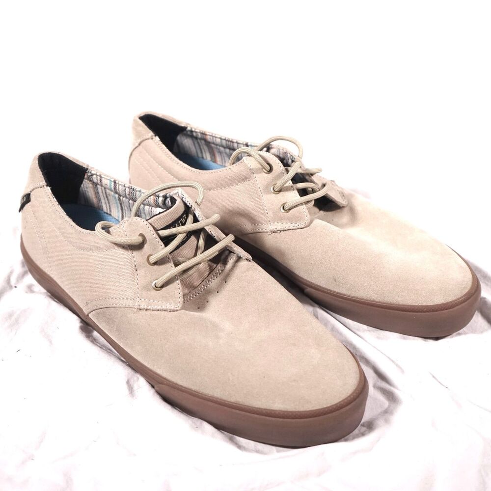 Lakai Daly Skate Shoes Tan Beige Mens Size 13